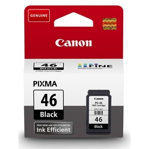 Canon PG-46 (9059B001AA) Black Original Cartridge - E404 / E3340 (T2355) - 1