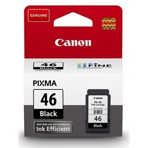 Canon PG-46 (9059B001AA) Black Original Cartridge - E404 / E3340 (T2355) - 2