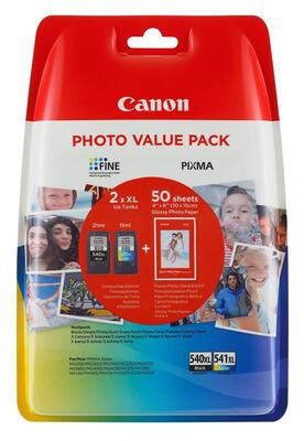 Canon PG-540XL / CL-541XL (5222B013) Twin Pack Original Cartridge - MG2150 / MG3150 (T13050) 