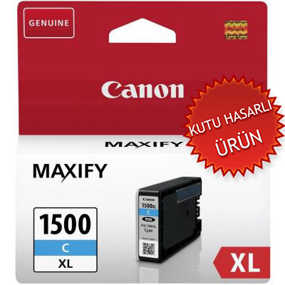 Canon PGI-1500XL (9193B001) Cyan Original Cartridge - MB2050 / MB2350 (Damaged Box)