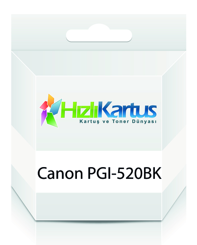 Canon PGI-520BK (2932B004AA) Black Compatible Cartridge - MP540 / MP620 (T15568) - 1