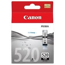 Canon PGI-520BK (2932B004AA) Black Original Cartridge - MP540 / MP620 (B) (T8608) - 1