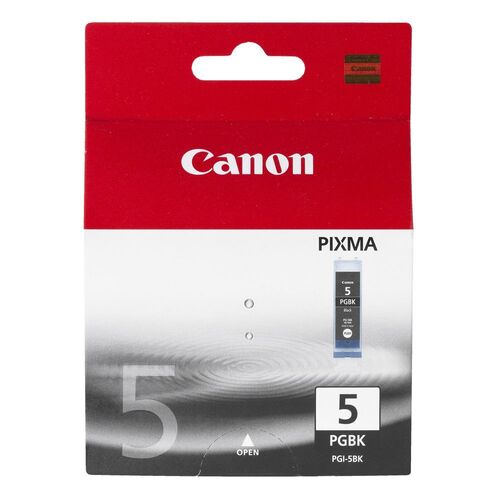 Canon PGI-5BK (0628B024) Black Original Cartridge - IP3300 / IP4200 (T2247) - 1