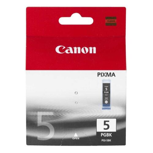 Canon PGI-5BK (0628B024) Black Original Cartridge - IP3300 / IP4200 (T2247) - 2