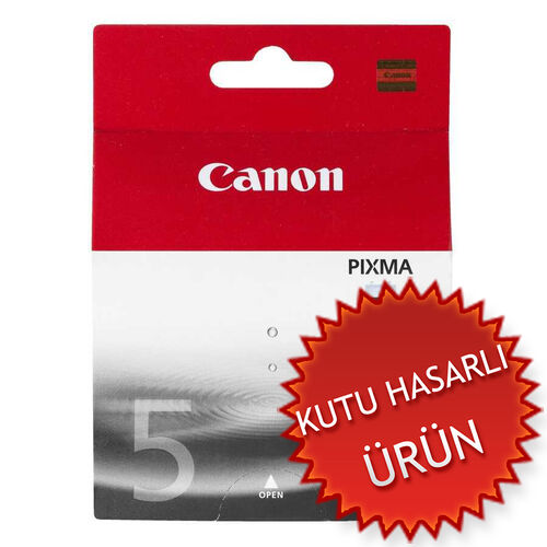 Canon PGI-5BK (0628B024AA) Black Original Cartridge- IP3300 / IP4200 (Damaged Box) (T16162) - 1