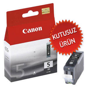 Canon PGI-5BK (0628B024AA) Black Original Cartridge - IP3300 / IP4200 (Without Box) (T2123) - 1