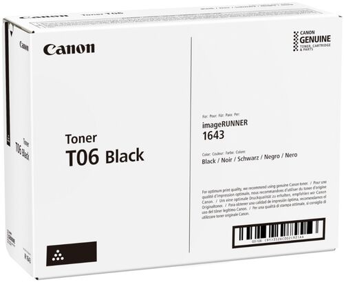 Canon T06 (3526C002) Black Original Toner - 1643 / 1643IF (T12646) - 1