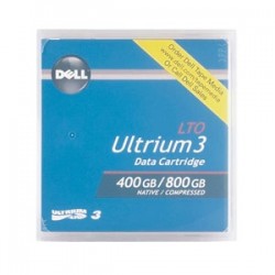 Dell LTO-3 Ultrium 3 400 GB / 800 GB Data Cartridge 680m, 12.65mm 