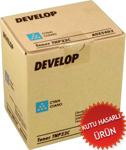 Develop TNP-22C Mavi Orjinal Toner - Ineo 35+ (C) (T15849) - 1