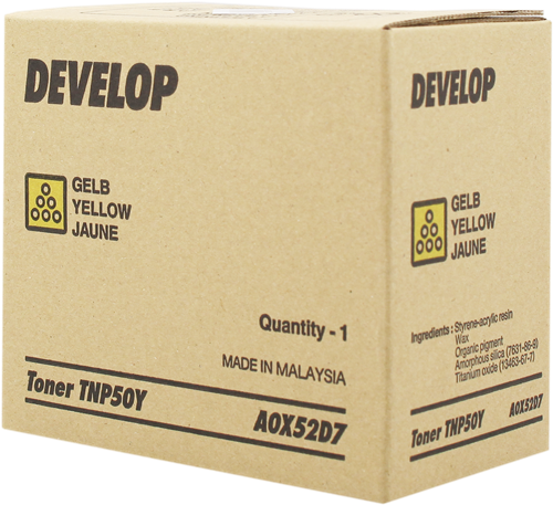 Develop TNP-50Y Sarı Orjinal Toner - Ineo +3100 (T9768) - 1