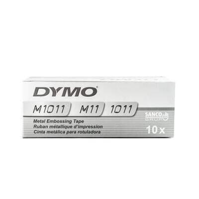 Dymo 32500 Endüstriyel Kabartmalı Metal Etiket 12 x 4,8m Alüminyum - M1011 / M11 / 1011 - S0720170 - 1