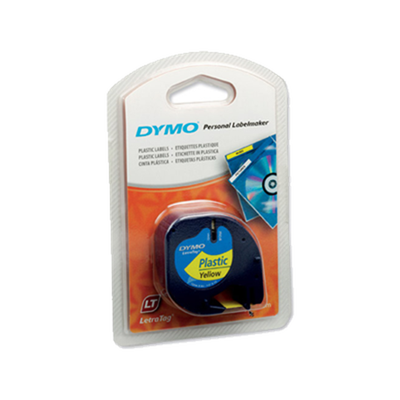 Dymo 91202 Yellow Original Ribbon 12mm x 4m 