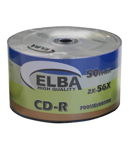 Elba CD-R 700MB/80MIN Printable 56x 50li Shrink