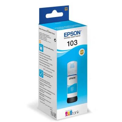 Epson C13T00S24A (103) Cyan Original Ink Cartridge - L1110 - 2