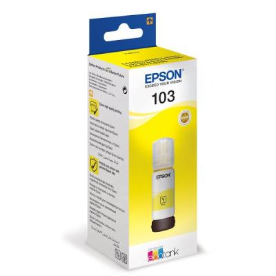 EPSON - Epson C13T00S44A (103) Sarı Orjinal Mürekkep Kartuş - L1110 (T10559)
