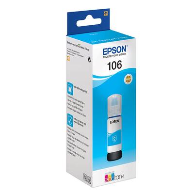 Epson C13T00R240 (106) Cyan Original Ink Cartridge - ET-7700 