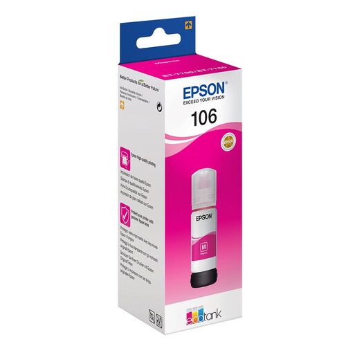 Epson C13T00R340 (106) Kırmızı Orjinal Mürekkep Kartuş - ET-7700 (T12699) - 1