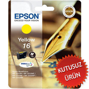 Epson C13T16244020 (16) Yellow Original Cartridge - WF-2010 (Without Box) 