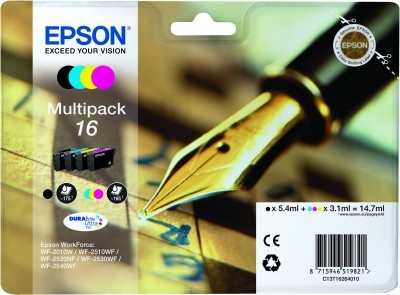 Epson C13T16264020 (16) Multipack Original Cartridge - WF-2010 - 1