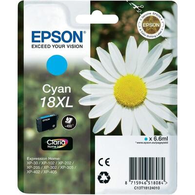 Epson C13T18124020 (18XL) Cyan Original Cartridge - XP-202 