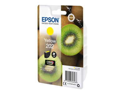 EPSON - Epson 202 (C13T0244010) Yellow Original Cartridge - XP-6000