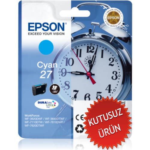 Epson C13T27024020 (27) Mavi Orjinal Kartuş - WF-3620 (U) (T7703) - 1