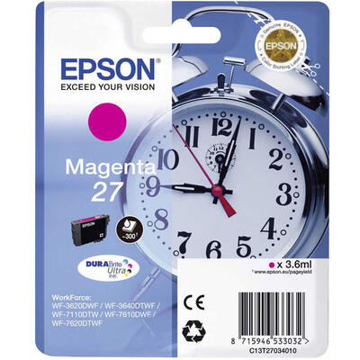 Epson C13T27034020 (27) Magenta Original Cartridge - WF-3620 