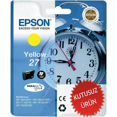 Epson C13T27044020 (27) Yellow Original Cartridge - WF-3620 (Without Box) 