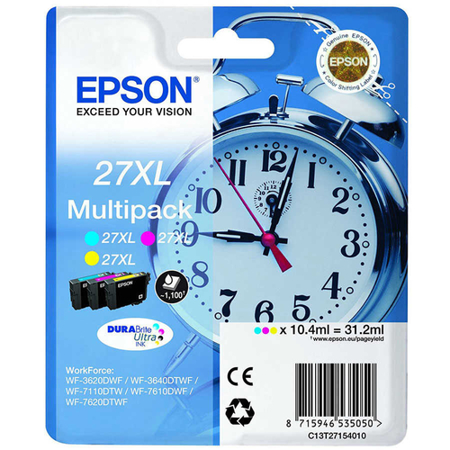 Epson 27XL (C13T27154020) 3 Colors Original Cartridge Advantage Package - WF-2010W - 1