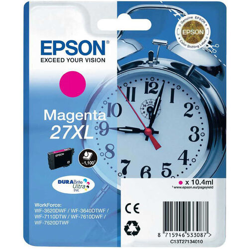 Epson C13T27134020 (27XL) Magenta Original Cartridge - WF-3620 - 1