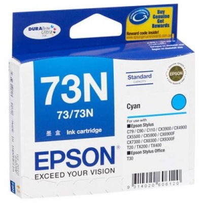 Epson C13T105290 (73N) Cyan Original Ink Cartridge - Stylus C110 