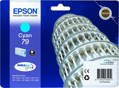 Epson C13T79124010 (79) Cyan Original Cartridge - WF-4630 - 1