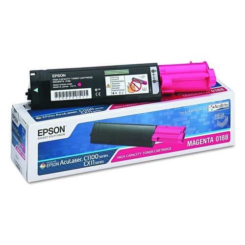 Epson C13S050188 Kırmızı Orjinal Toner - C1100 / CX11 (T5310) - 1