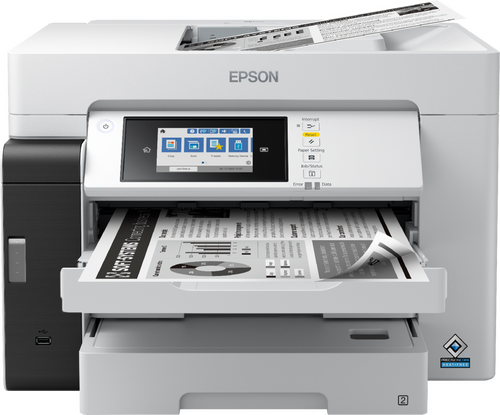 Epson C11CJ41407 EcoTank M15180 Wi-Fi + Fotokopi + Tarayıcı A3/A4 Siyah Beyaz Mürekkep Tanklı Yazıcı - 1