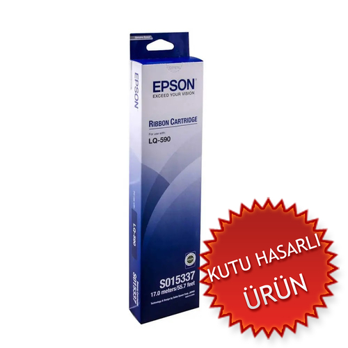 Epson C13S015337 Original Ribbon - LQ-590 (Damaged Box)