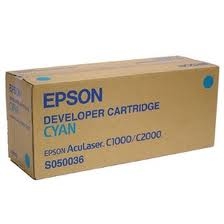 Epson C13S050036 C1000/C2000 Cyan Original Toner 