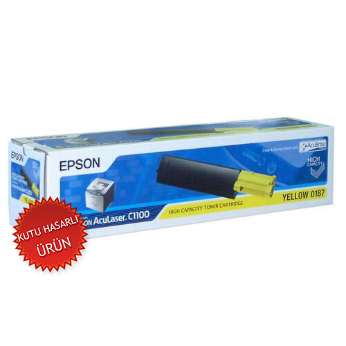 Epson C13S050187 Sarı Orjinal Toner - C1100 / CX11 (C) - 1