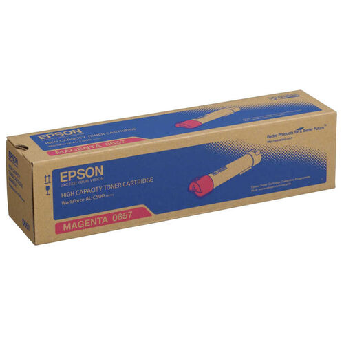 Epson C13S050657 Kırmızı Orjinal Toner Yüksek Kapasiteli - AL-C500Dhn / AL-C500Dtn (T12677) - 1