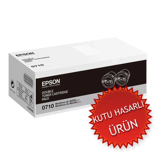 Epson C13S050710 Orjinal Toner 2li Paketten Ayrılma - AL-M200 / AL-MX200 (C)