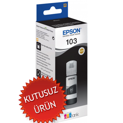 EPSON - Epson C13T00S14A (103) Siyah Orjinal Mürekkep Kartuş - L1110 (U)