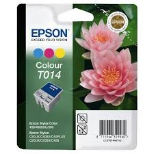 Epson C13T014401 (T014) Renkli Orjinal Kartuş - Stylus C480 (T2894) - 1