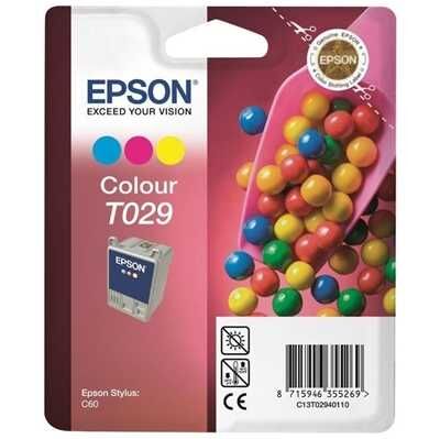 Epson C13T02940120 (T029) Renkli Orjinal Kartuş (T7658) - 2