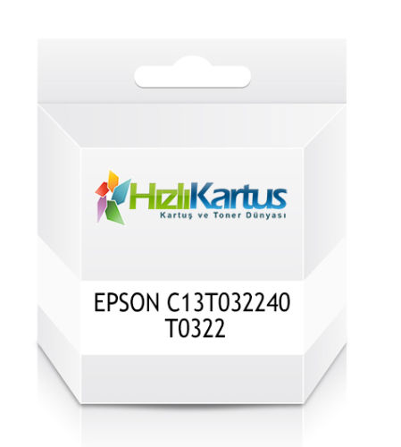 Epson C13T032240 (T0322) Mavi Muadil Kartuş (T10513) - 1