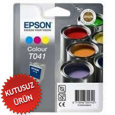 Epson C13T041040 (T041) 3 Colour Cartridge (Without Box) - 1