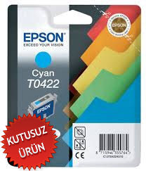 Epson C13T04224020 (T0422) Cyan Original Cartridge - C82 / CX5200 (Without Box) - 1