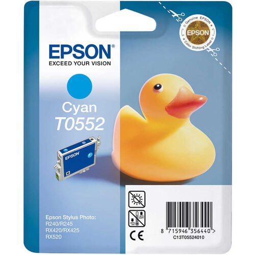 Epson C13T05524020 (T0552) Cyan Original Cartridge - R240 / R245 - 1