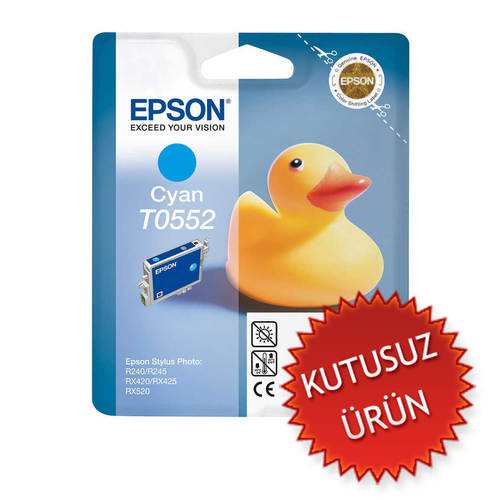 Epson C13T05524020 (T0552) Mavi Orjinal Kartuş - R240 / R245 (U) (T17560) - 1