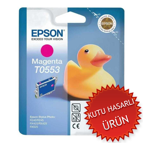 Epson C13T05534020 (T0553) Kırmızı Orjinal Kartuş - R240 / R245 (C) (T17620) - 1