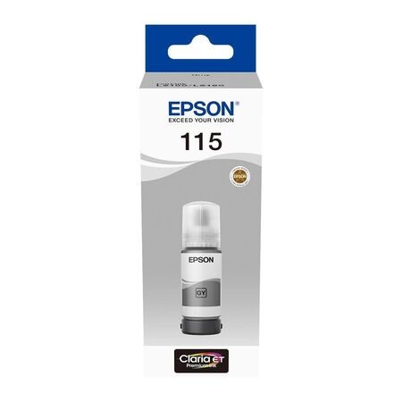 Epson C13T07D54A (115) Gray Original Ink Cartridge - L8160