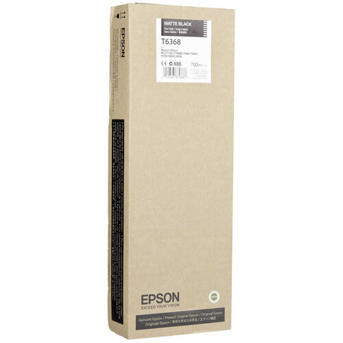 Epson C13T636800 (T6368) Matte Black Original Cartridge - Stylus Pro 7700 - 1